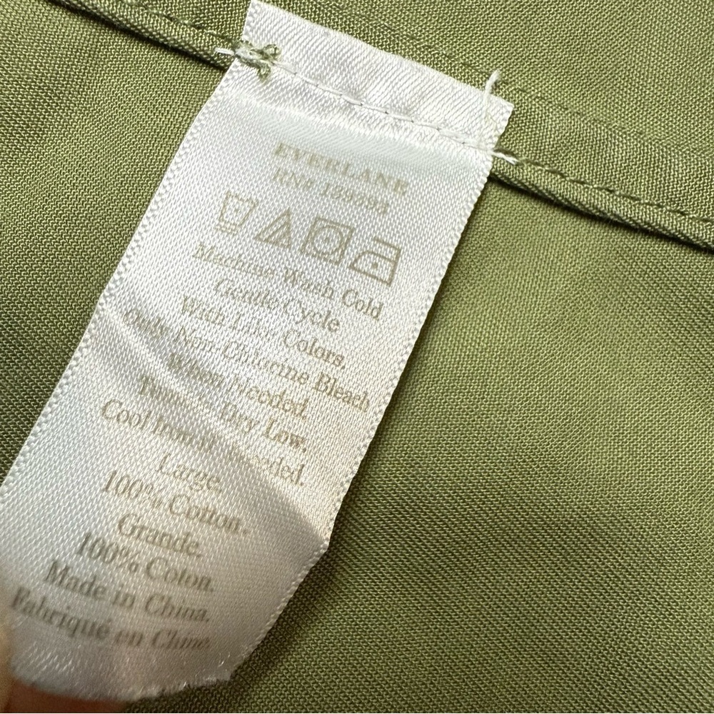 Everlane Olive Green Utility Jacket - Picture 9 of 12